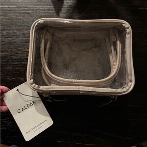 CalPak Small Clear Cosmetics Case